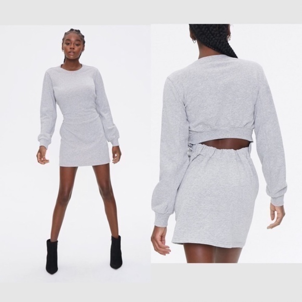 French terry dress